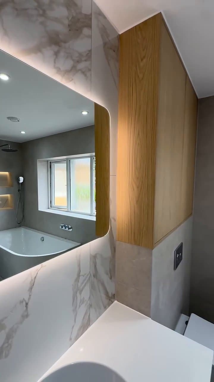 The Oak Vanity Bathroom